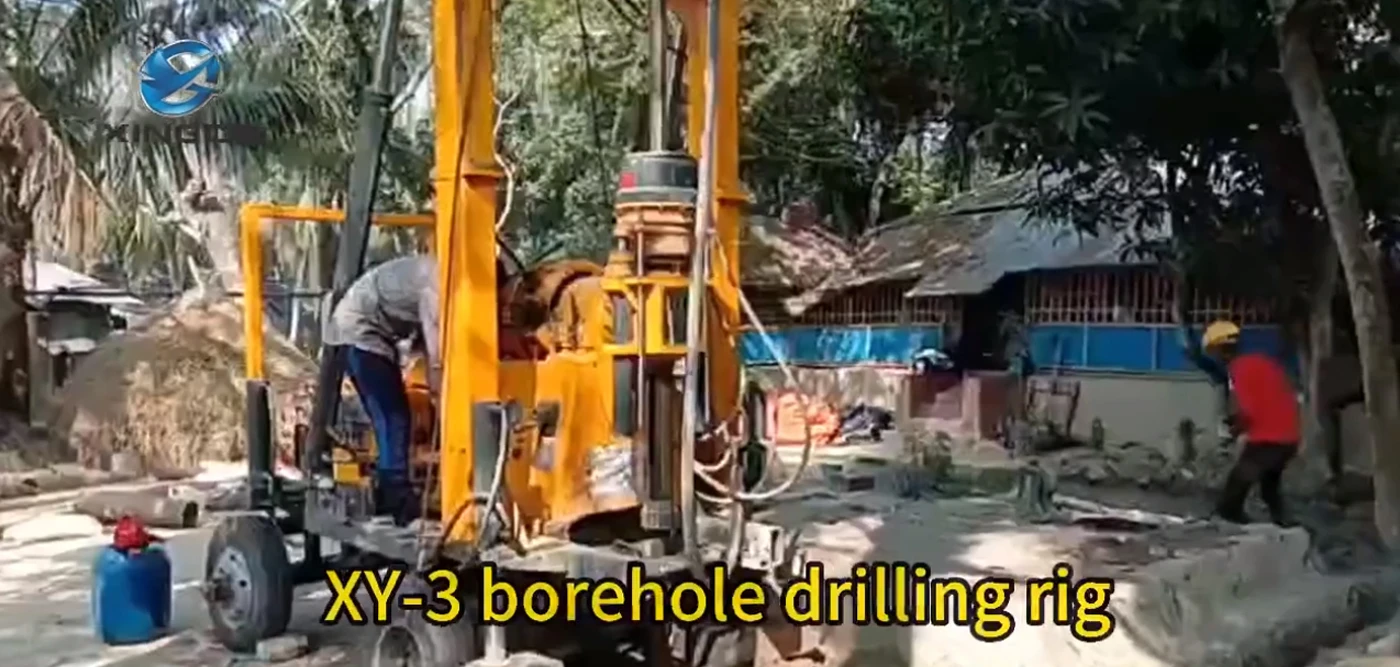 Plataforma de perforaci&oacute;n con n&uacute;cleo de exploraci&oacute;n geol&oacute;gica de 600 m, construcci&oacute;n al aire libre,
