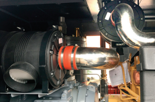 Venta caliente de motor diésel portátil móvil de media presión compresor de aire de tornillo bomba de motor de aire para perforación de construcción