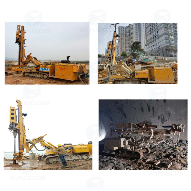 Equipo de perforación multifuncional hidráulico QS-280
