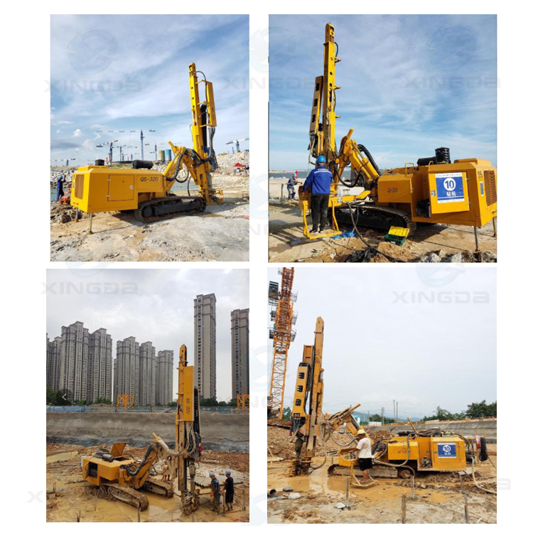 Equipo de perforación multifuncional hidráulico QS-320